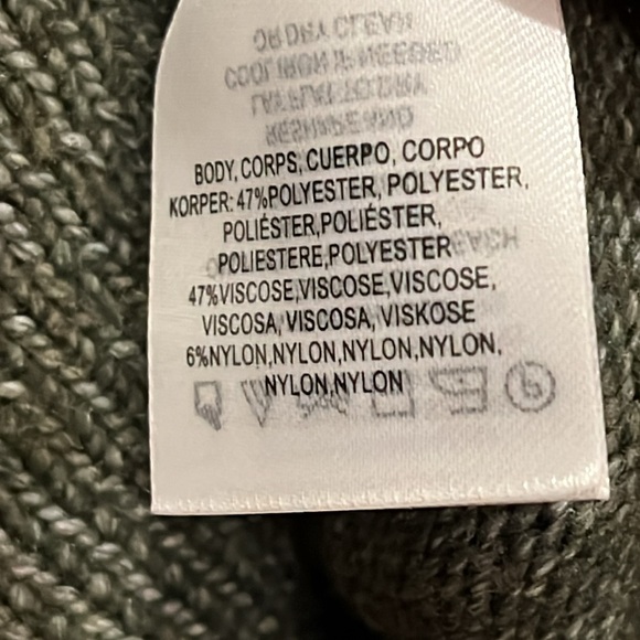 NWOT Anthropologie Cardigan Sweater - olive green -medium - Picture 5 of 5